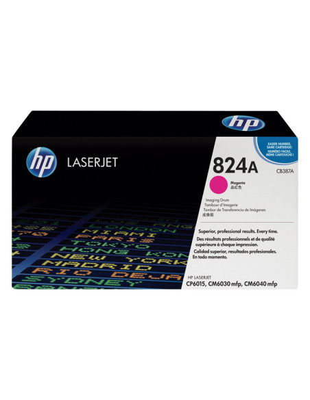 TAMBOR HP CB387A N824A LASERJET COLOR CP6015CM6030MFPCM6040MFP MAGENTA 23000 PÁG